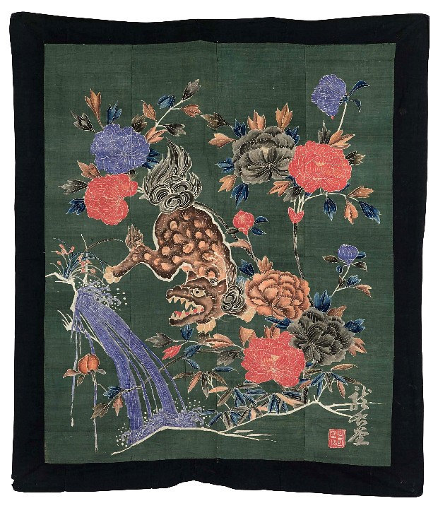 KARASHISHI-BOTAN futon cover